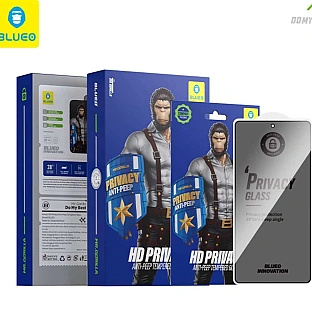 گلس ، محافظ صفحه بلو پک 5 تایی Blueo 5Pcs Pack HD Privacy anti-peep tempered glass samsung